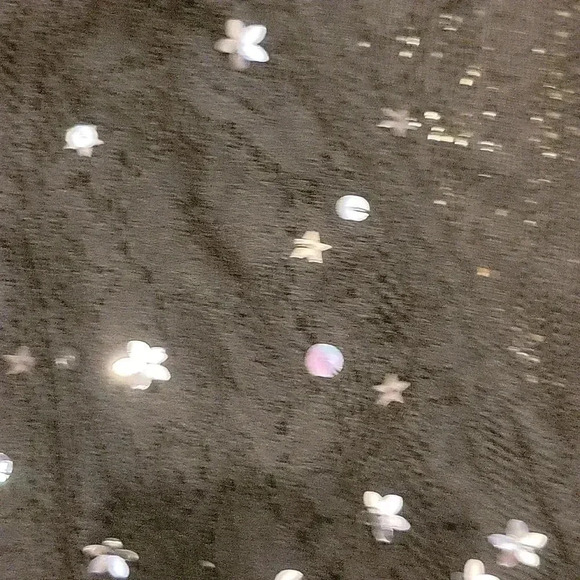 Free People Intimately Bodysuit Mesh Sequins Stars Sleevesless S - Picture 6 of 9